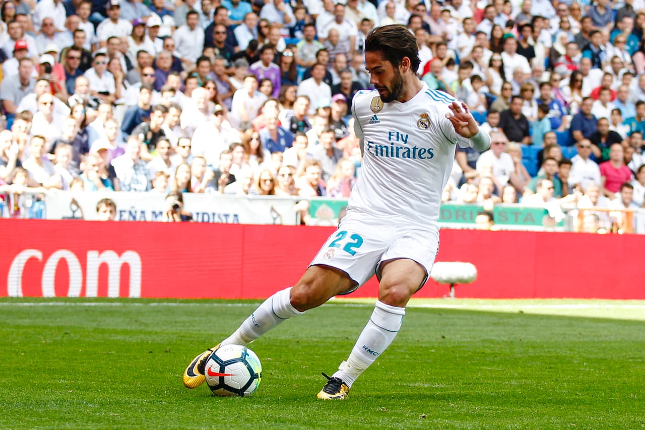 9th September 2017, Santiago Bernabeu, Madrid, Spain; La Liga football, Real Madrid versus Levante; Francisco Roman Alarcon Real Madrid (Photo by Shot for Press/Action Plus via Getty Images)