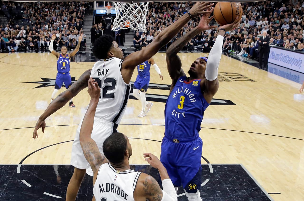 Uno de los problemas que experimentó Denver esta noche es que metió 9 de 17 intentos desde la línea y esos puntos al final pesaron.