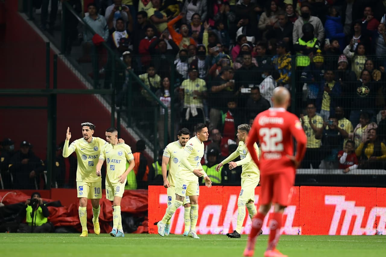 Toluca y América protagonizaron un partido vibrante en la Jornada 2 del Clausura 2023 que terminó en empate 2-2 en el Estadio Nemesio Diez.