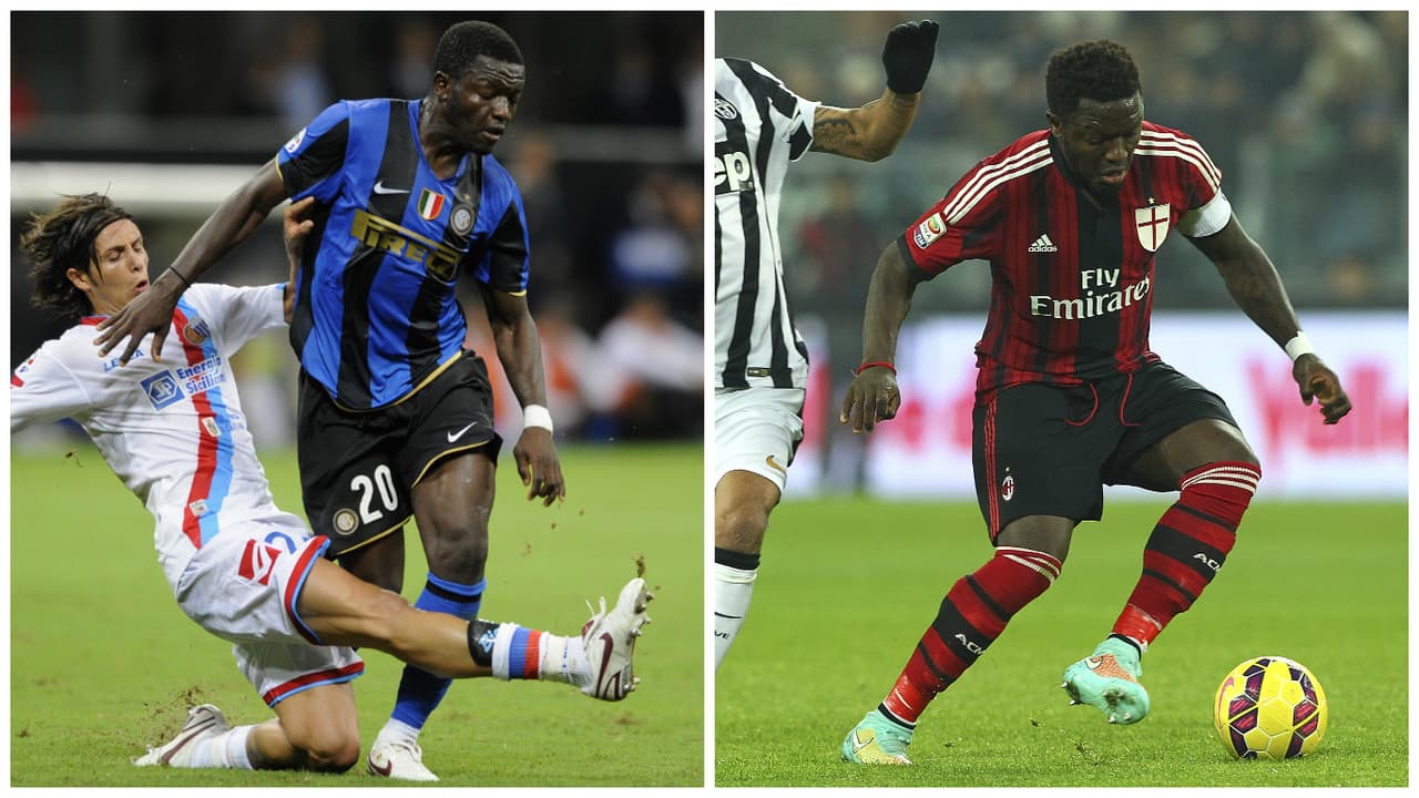 El mediocampista ghanés Sulley Muntari.