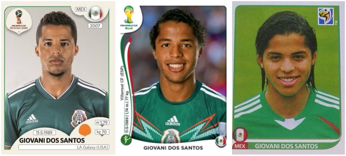Giovani dos Santos - Rusia 2018 / Brasil 2014 / Sudáfrica 2010