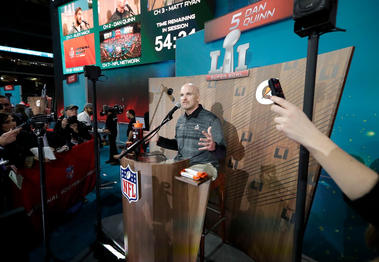 La política, el tema del que nadie quiso hablar en la 'Noche de la Prensa' del Super Bowl