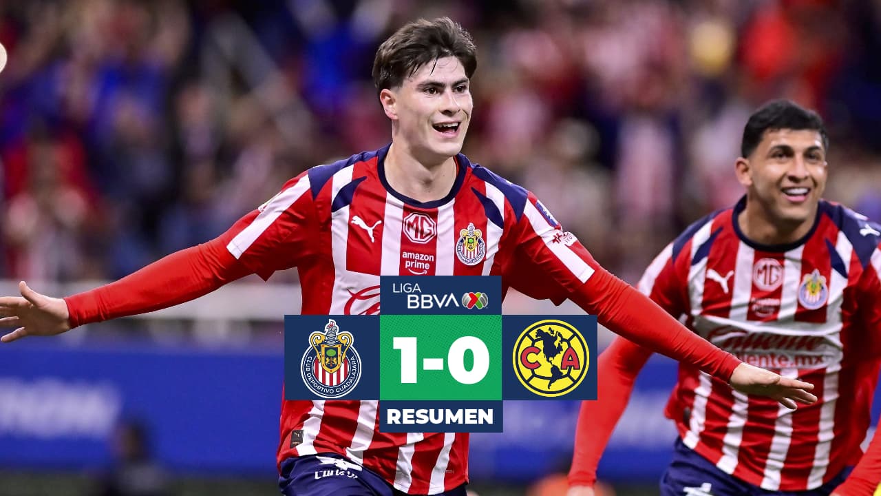Chivas vs. América: ‘Hormiga’ González anota y ser lleva el segundo Clásico consecutivo