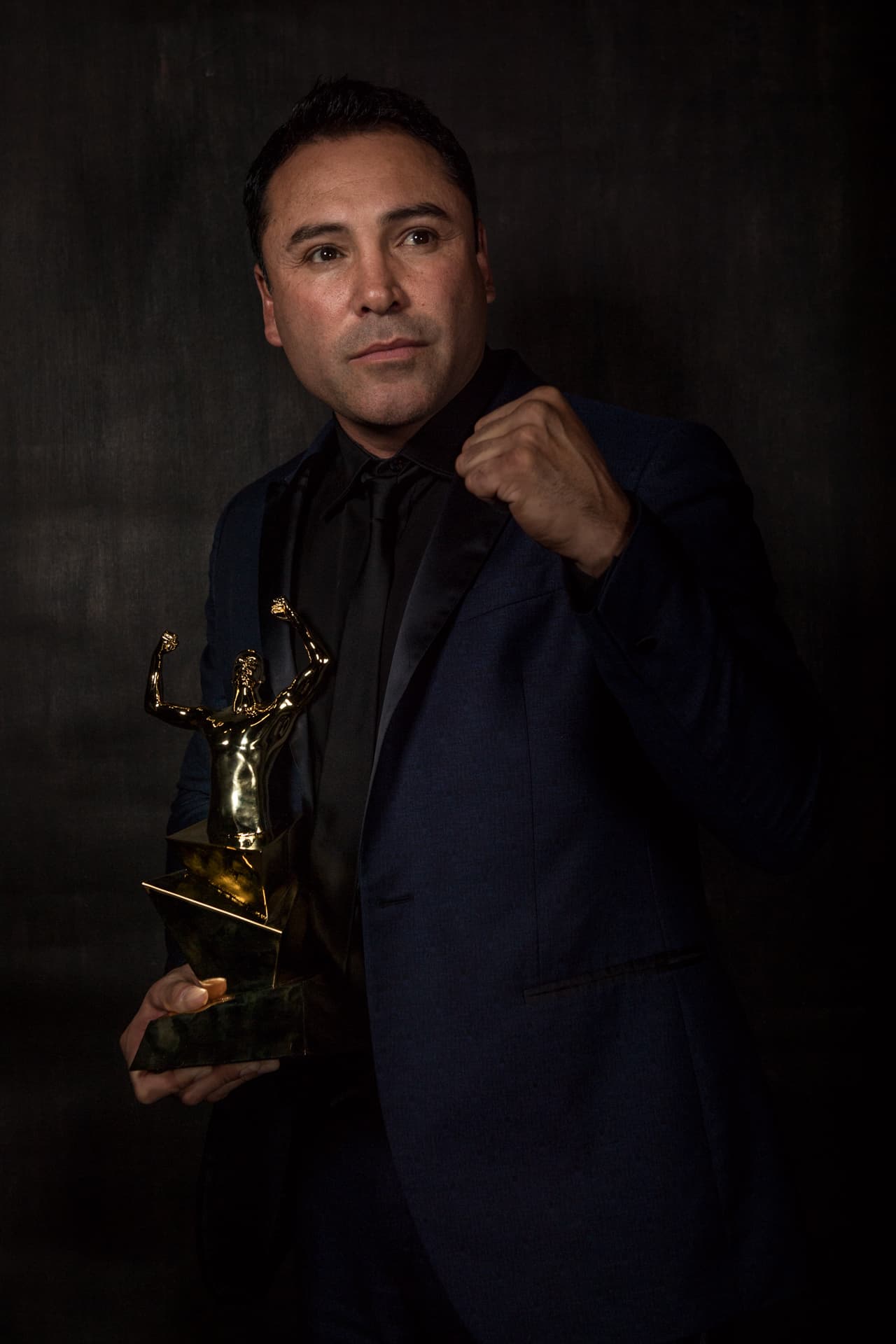 El boxeador Oscar de la Hoya se llevó el galardón por su gran carrera profesional.