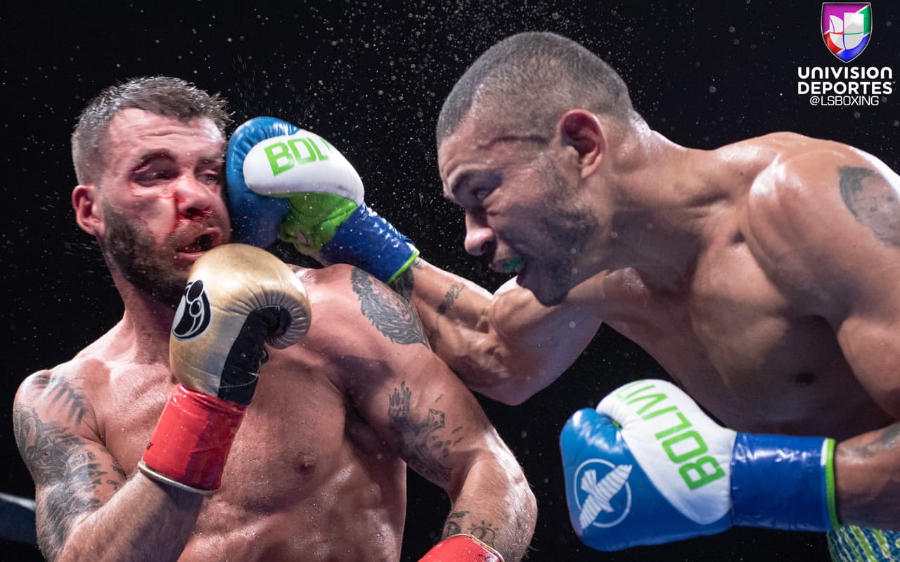 En una pelea emocionante, Caleb Plant logró despojar a José Uzcátegui de su cetro supermedio de la FIB en Los Ángeles tras noquear en dos ocasiones al entonces campeón venezolano.
