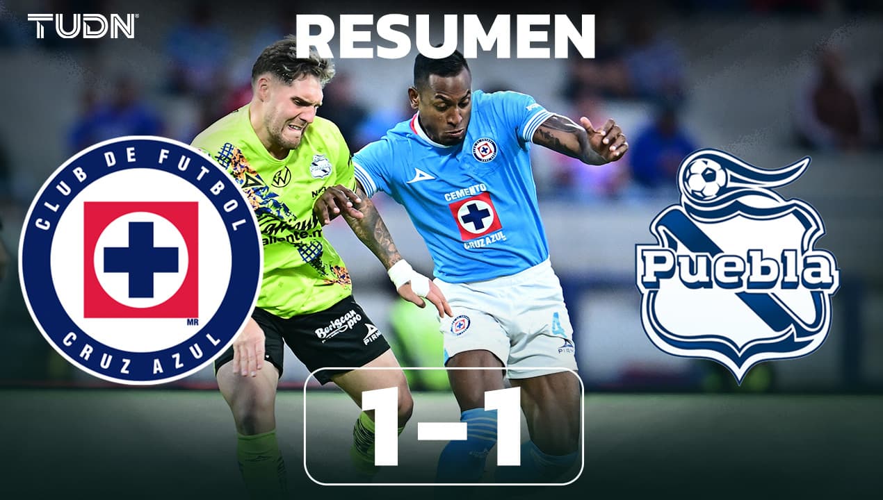 Resumen | Cruz Azul y Puebla dividen puntos en la Jornada 3