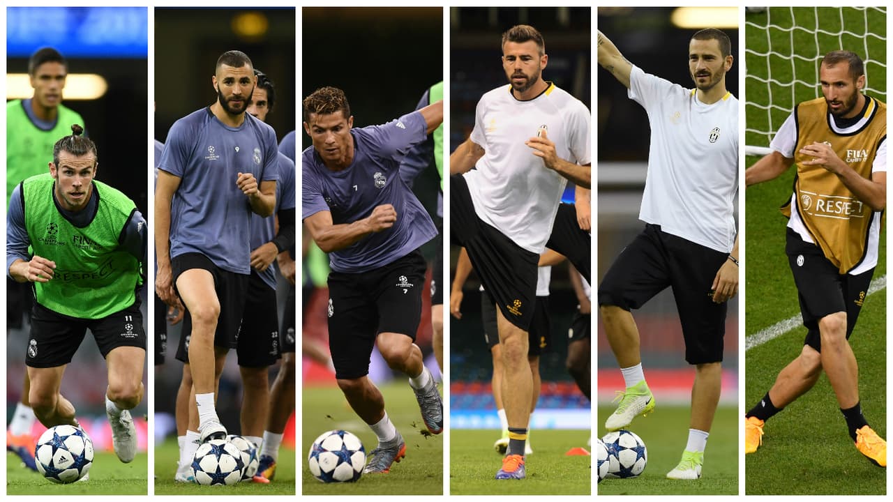 La BBC merengue es un trío de delanteros, mientras la BBC bianconera es un trío de defensas centrales.