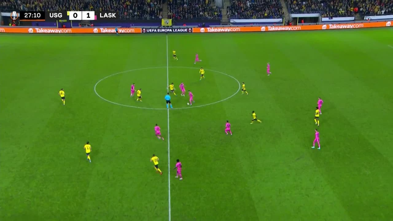 ¡GOL!  anota para Union Saint-Gilloise. Mohammed Amoura