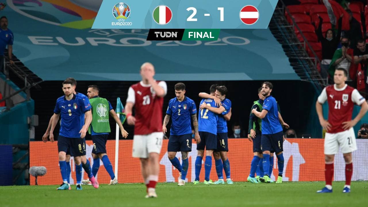 Italia sufre, pero elimina a Austria de la Euro 2020