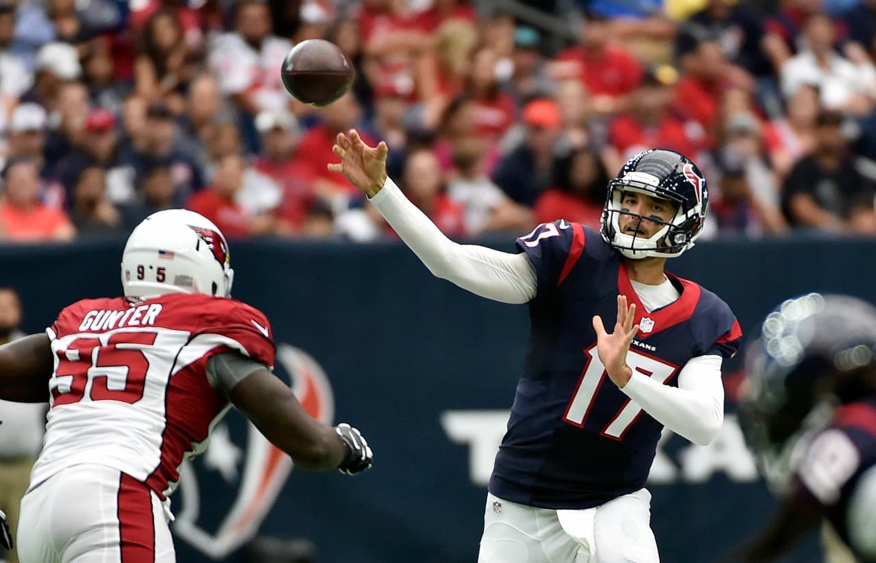 Cardinals 24-34 Texans: Brock Osweiler solo falló 2 pases y tuvo uno de touchdown
