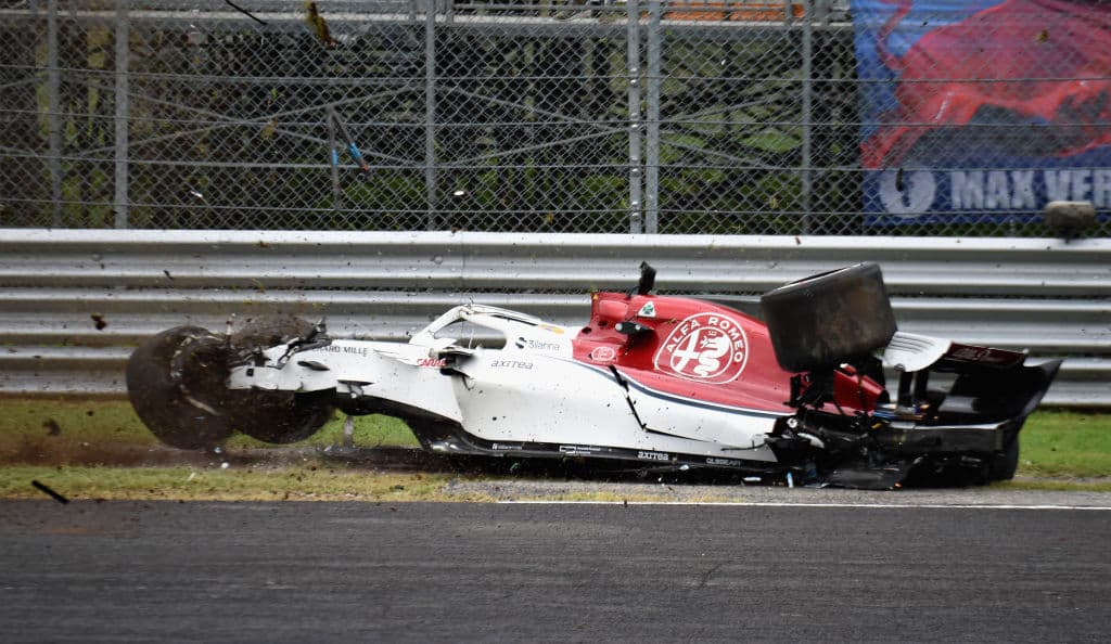 "Es increíble lo buena que es la seguridad en la Fórmula Uno", dijo el piloto de Sauber.