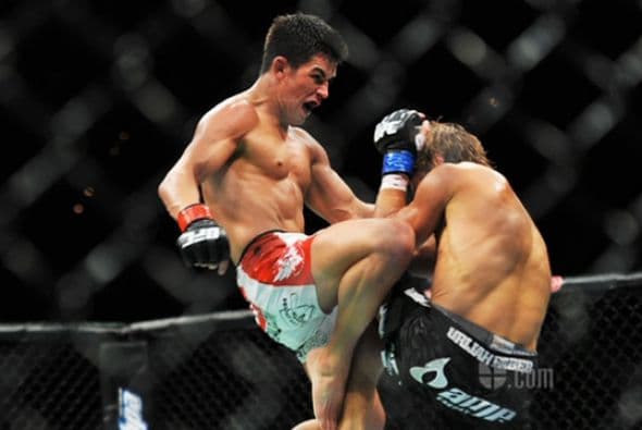 El gladiador de origen mexicano, venció por decisión unánime luego de cinco asaltos a Urijah Faber y de esta manera retuvo por primera vez su cinturón de campeón de peso gallo dentro de la UFC 132. La velocidad y el ritmo de Cruz dentro del octágono es una de sus armas principales.