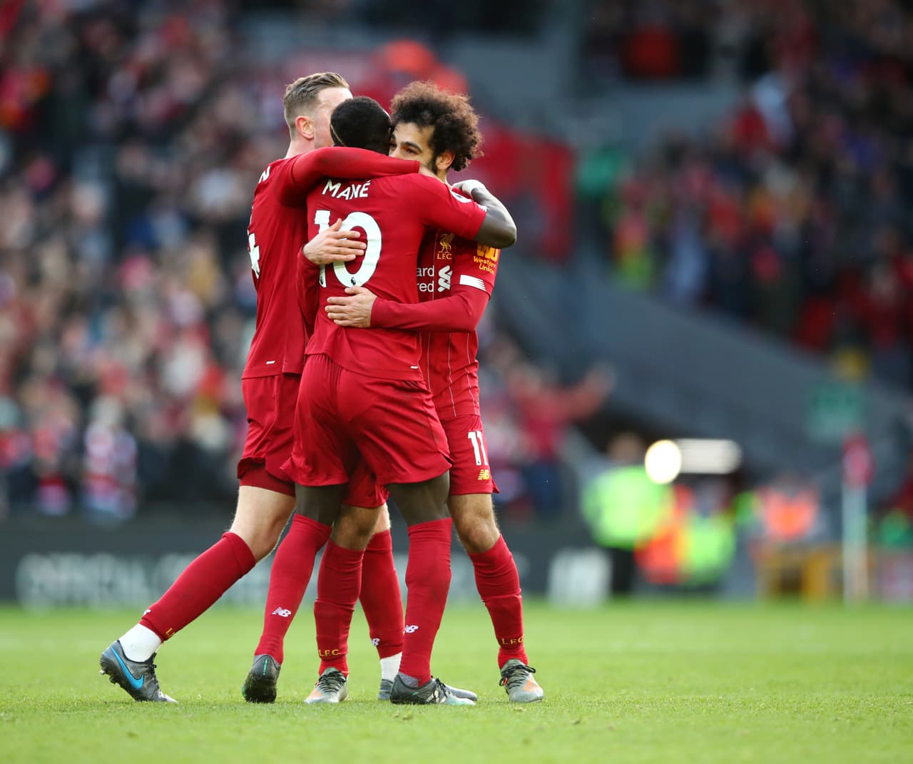 Salah (38´, 90’) marcó lo goles por los locales. Liverpool lega a 49 unidades, mientras que Watford sólo acumula 9.