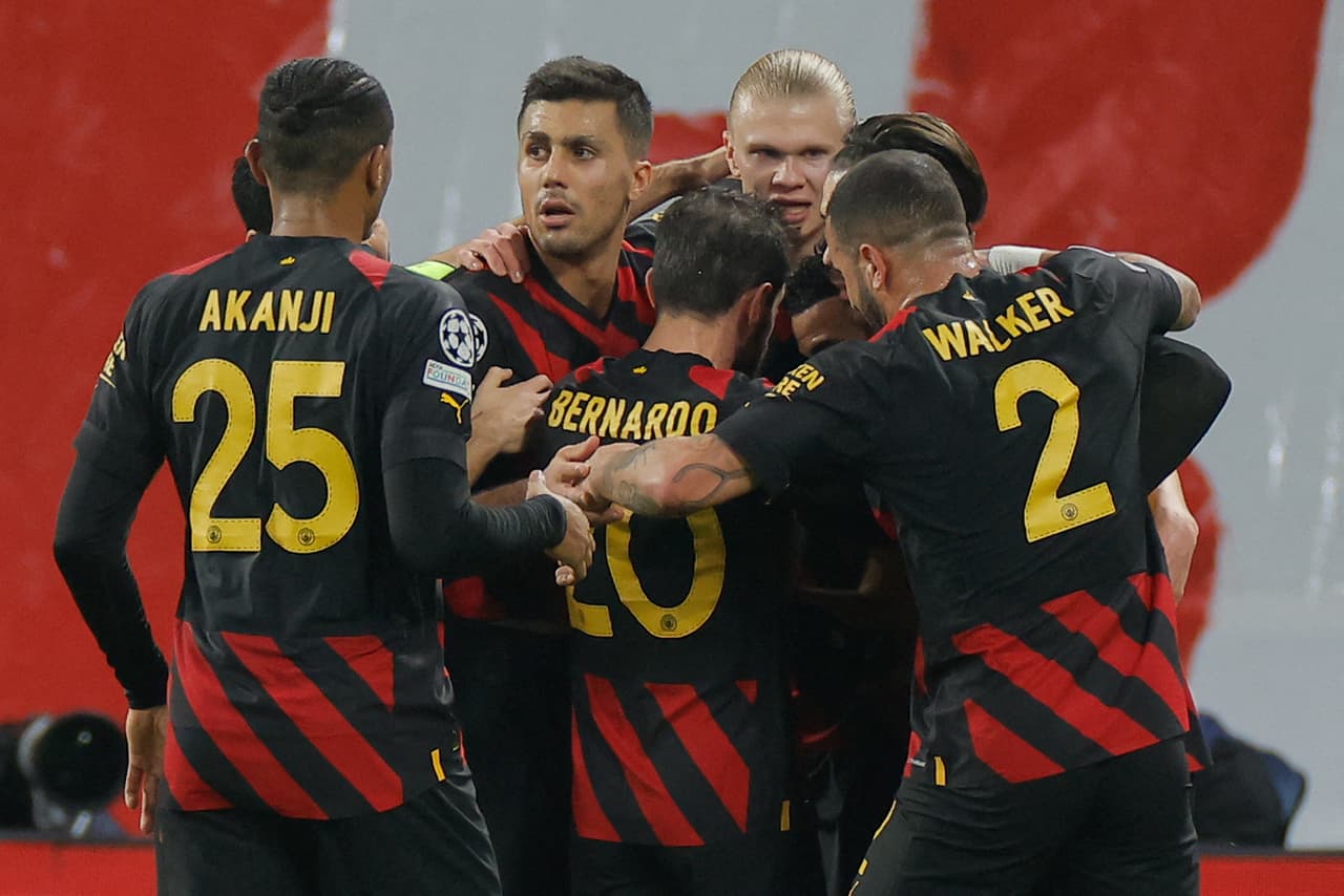 El Leipzig empató 1-1 con el Manchester City con goles de Riyad Mahrez (27') y de Joško Gvardiol (70'), mientras que el Inter de Milán rescató el empate ante el Porto con un gol de Romelu Lukaku en la ida de los Octavos de Final de la UEFA Champions League.