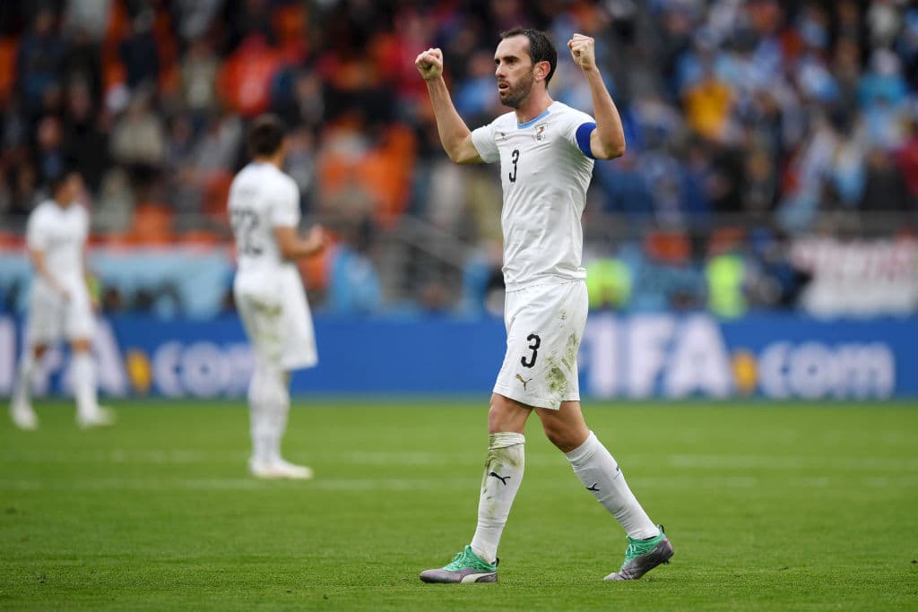 Uruguay. Capitán: Diego Godín, votó por Antoine Griezmann, Mohamed Salah y Luka Modric.