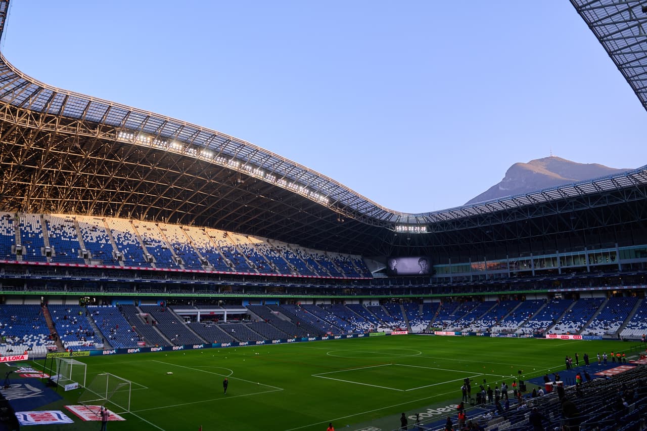 La casa de Rayados, horas antes del juego.