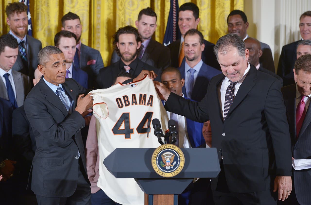 Obama recibió al equipo en la Casa Blanca por tercera vez en cinco años.