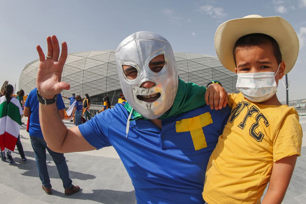 Los aficionados llegaron al Education City Stadium para alentar a los Tigres de la UANL, el flamante representante de la Concacaf.