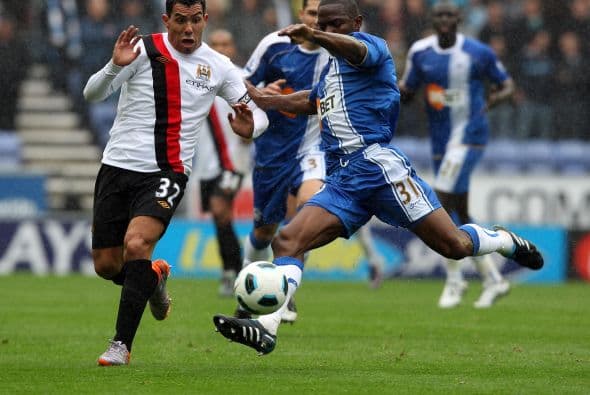 Finalmente, el Manchester City visitó al débil Wigan.