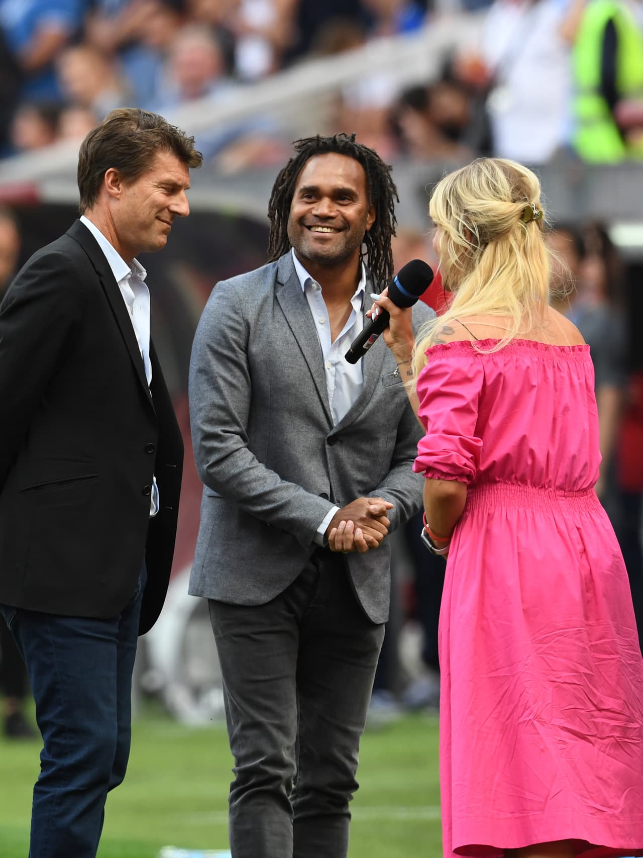 Christian Karembeu estuvo muy ligado a la FIFA y se le ha visto mucho en los estadios de Rusia y en las entregas de premios.