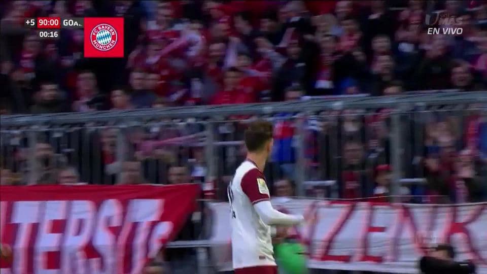 ¡GOOOL! Leon Goretzka anota para FC Bayern München