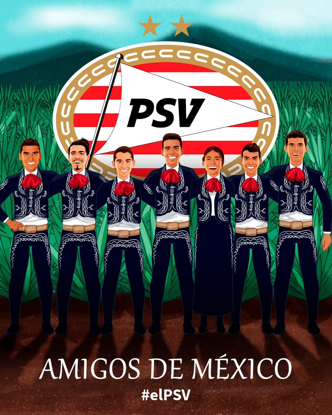 PSV Eindhoven felicita a México por su independencia
