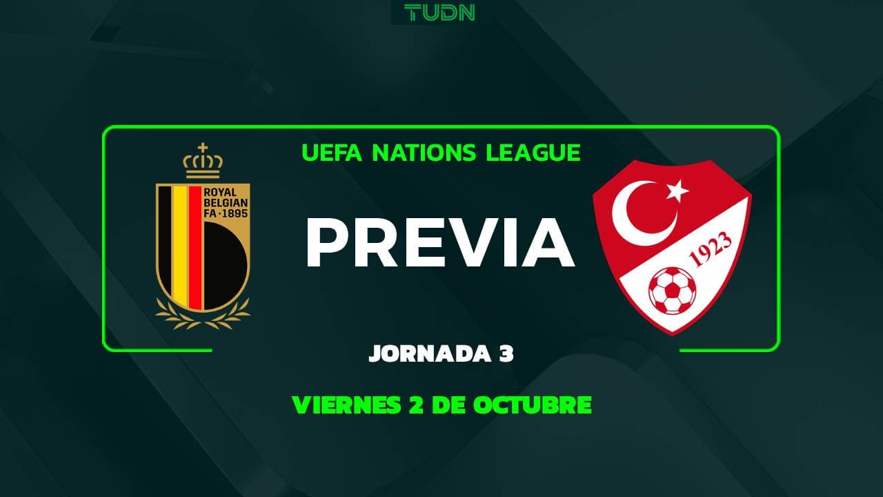 Bélgica vs. Turquía: A qué hora y dónde ver el partido de la UEFA Nations League 2026-2027