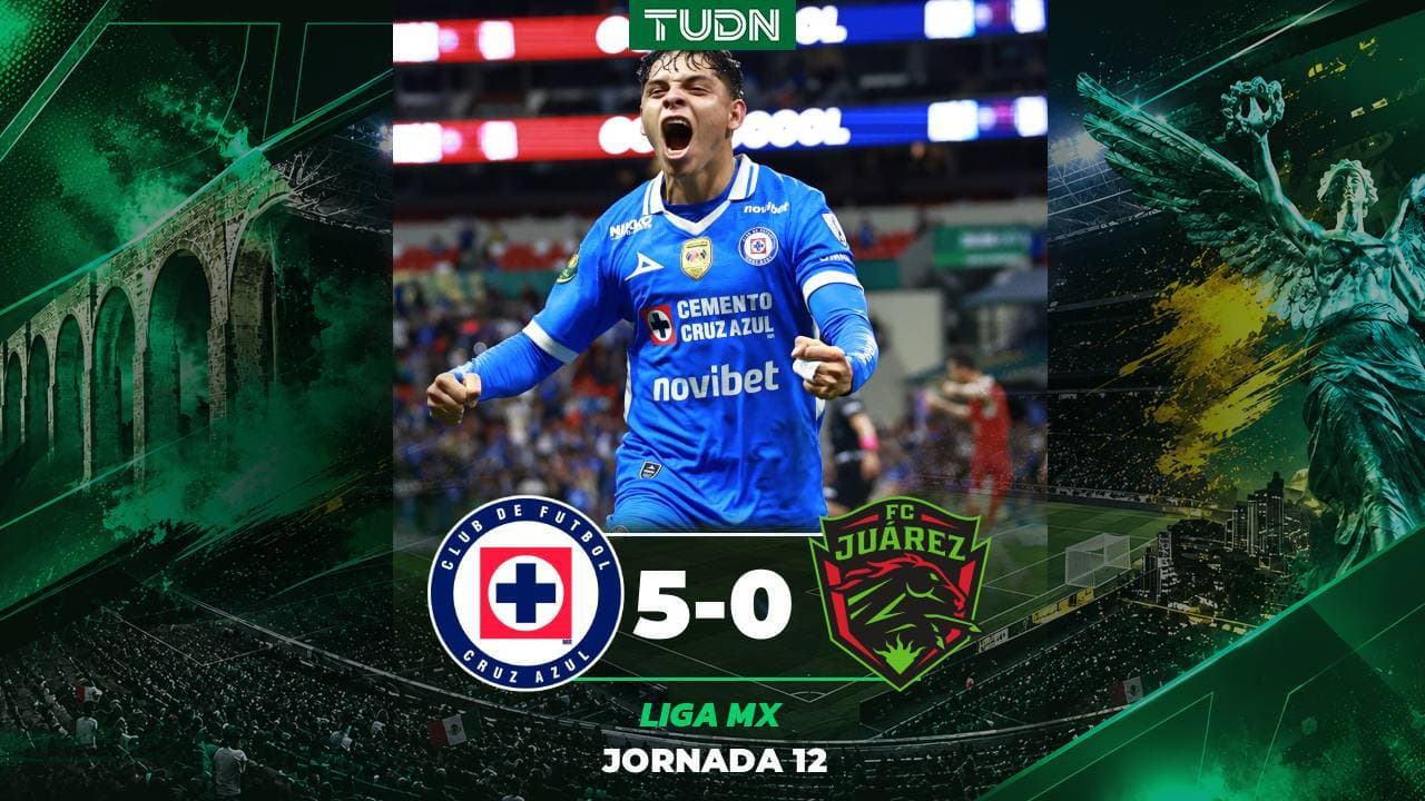 Resumen: ¡Cruz Azul aplasta a Juárez en una noche de 'osos' y golazos!