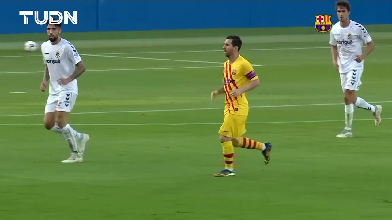 Lionel Messi explota contra rival de su primer partido de pretemporada