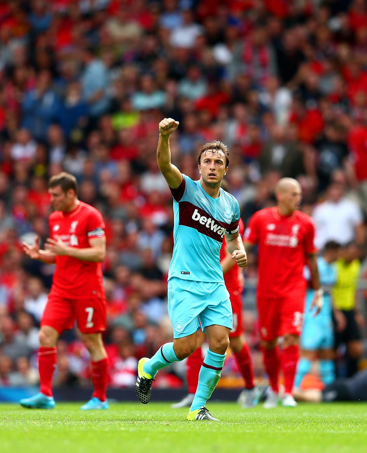 El West Ham United se llevó un resultado sorprendente de Anfield.