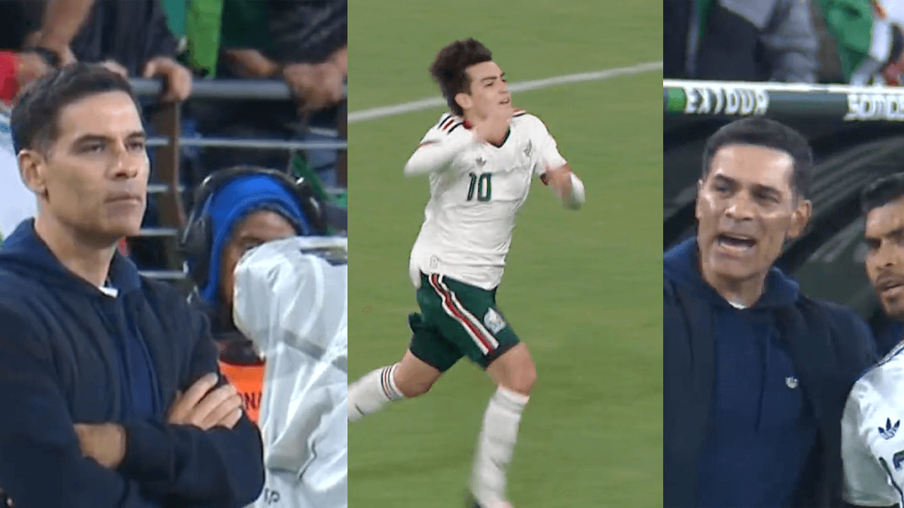¡La reacción imperdible de Rafael Márquez ante el señor golazo de Gilberto Mora!