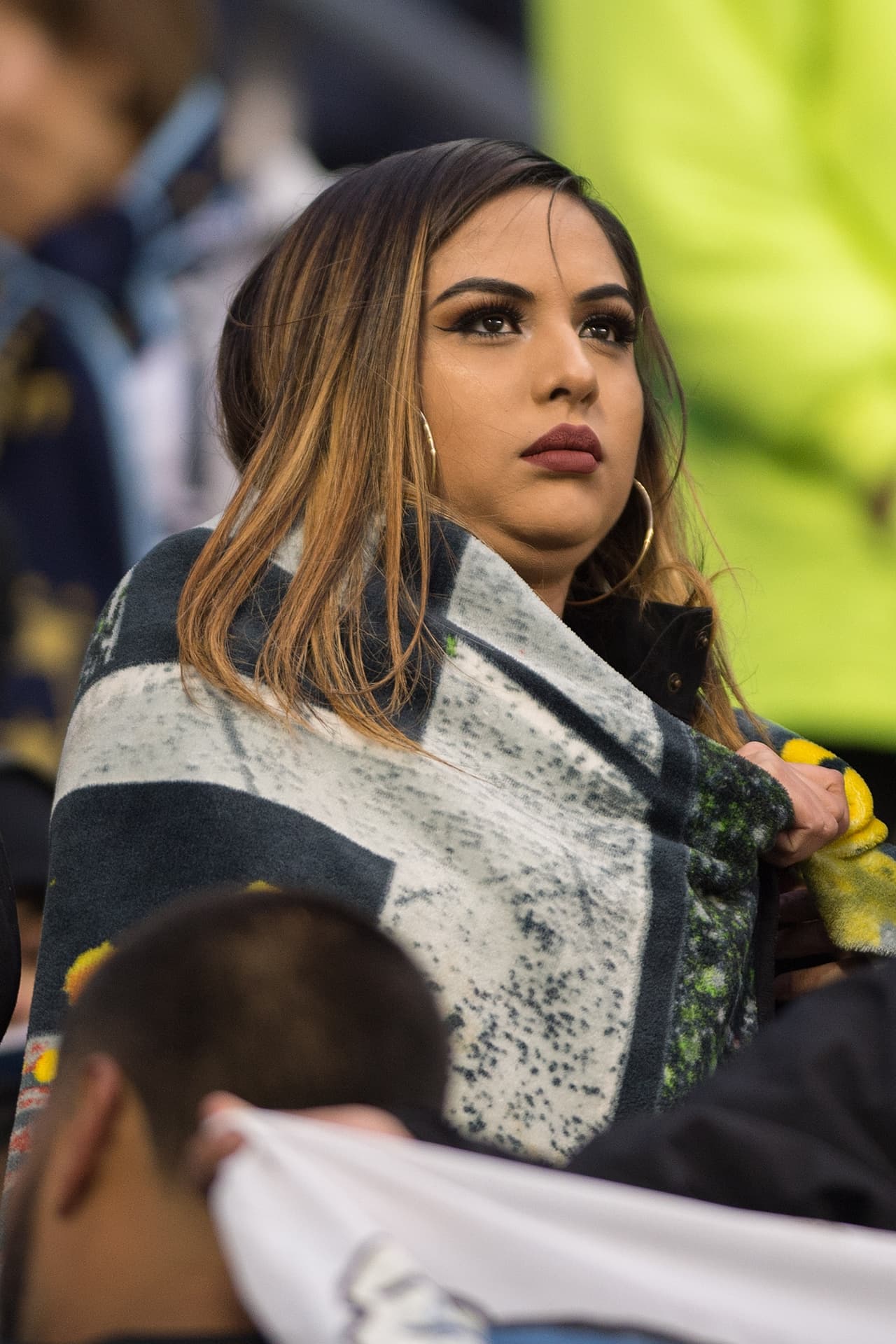 Este fue el ambiente dentro y fuera del Childrens Mercy Spark Stadium, en Kansas City, Kansas, para presenciar el partido de Vuelta de las Semifinales de la Concacaf Champions League entre Sporting Kansas City y Rayados del Monterrey en medio de una noche fría.