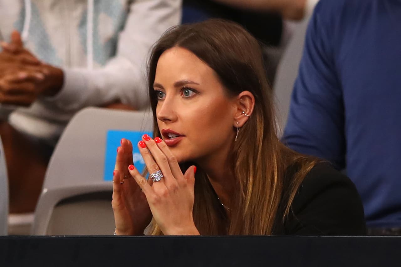 La esposa del checo Tomas Berdych (19 del mundo) tuvo un momento de angustia en el partido contra Alex De Minaur, con triunfo 6-3, 3-6, 6-0,6-1.