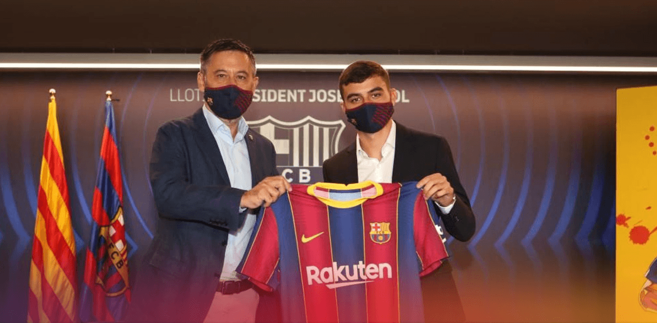 El refuerzo blaugrana otorgó sus primeras palabras como refuerzo.