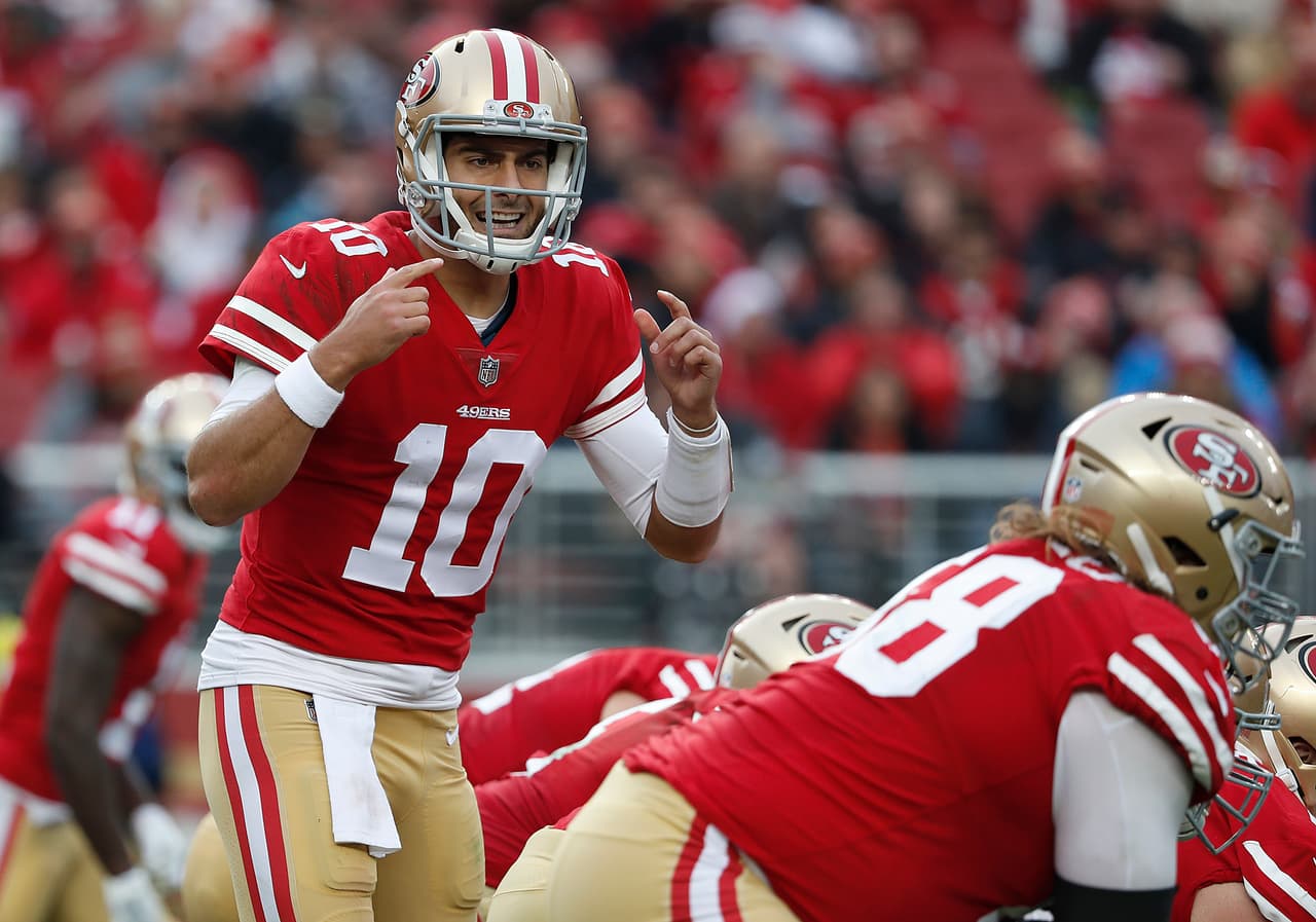Jimmy Garoppolo tuvo una gran presentación con los San Francisco 49ers.
