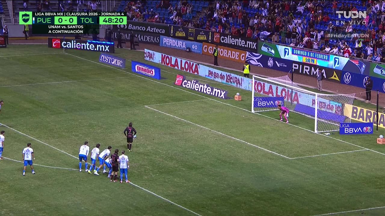 ¡TIRO ATAJADO! disparo por Paulinho.