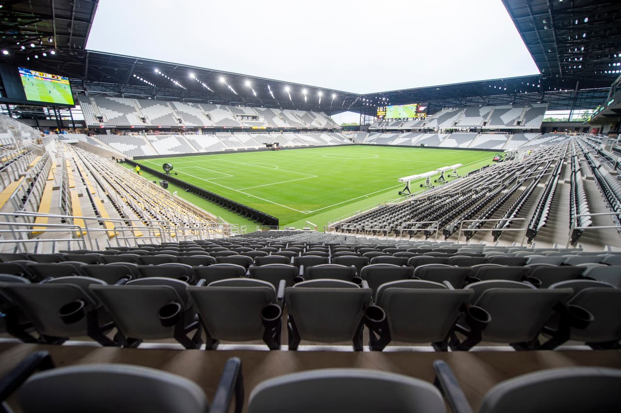 Y tiene una ubicación preferente para todos los que se acerquen a alentar a Columbus Crew.