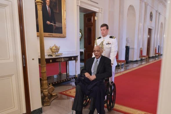 Obama recibió al equipo en la Casa Blanca por tercera vez en cinco años.