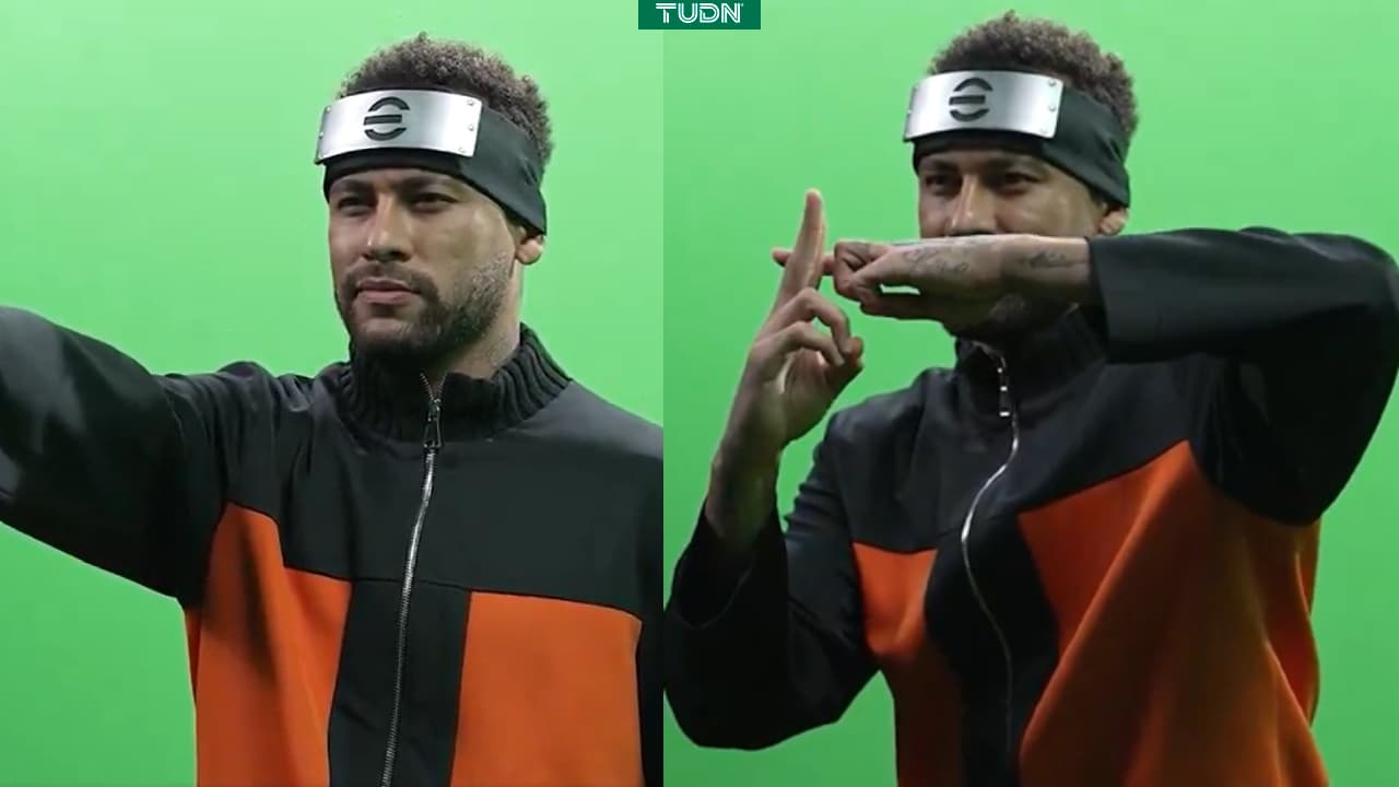 Neymar sorprende a sus fans con cosplay de Naruto