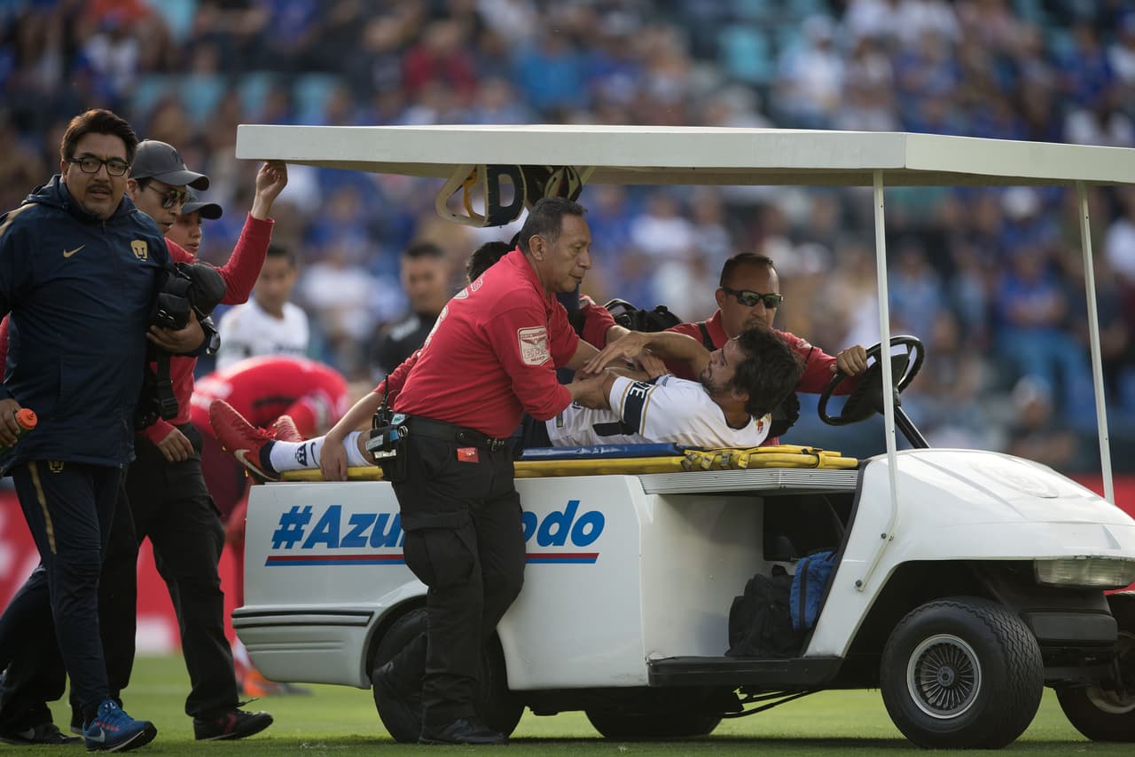 la imagen de la lesión fue sumamente dramática por la forma en la que el brazo se doblo tras la caída.