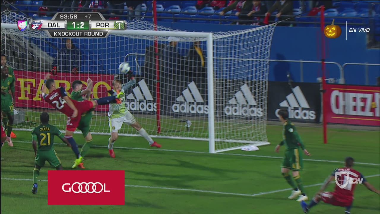 ¡Cardíaca anotación! Matt Hedges la manda a guardar y le da vida a Dallas al minuto 94