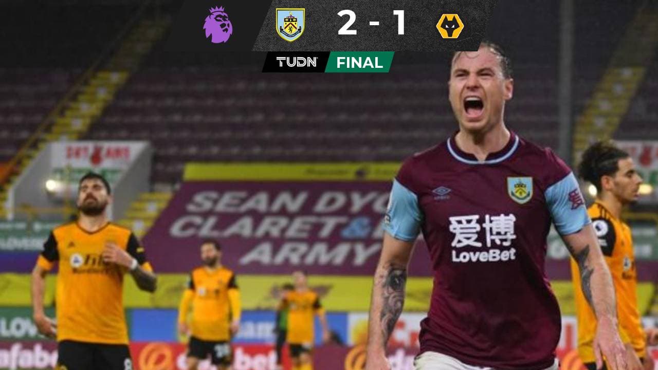 Los Wolves sufren sin Jiménez y caen ante el Burnley