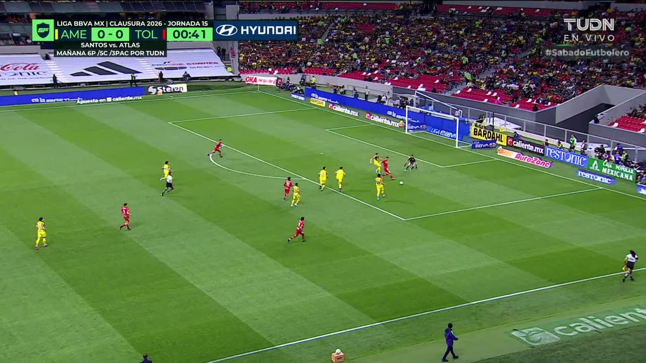 ¡TIRO ATAJADO! disparo por Paulinho.