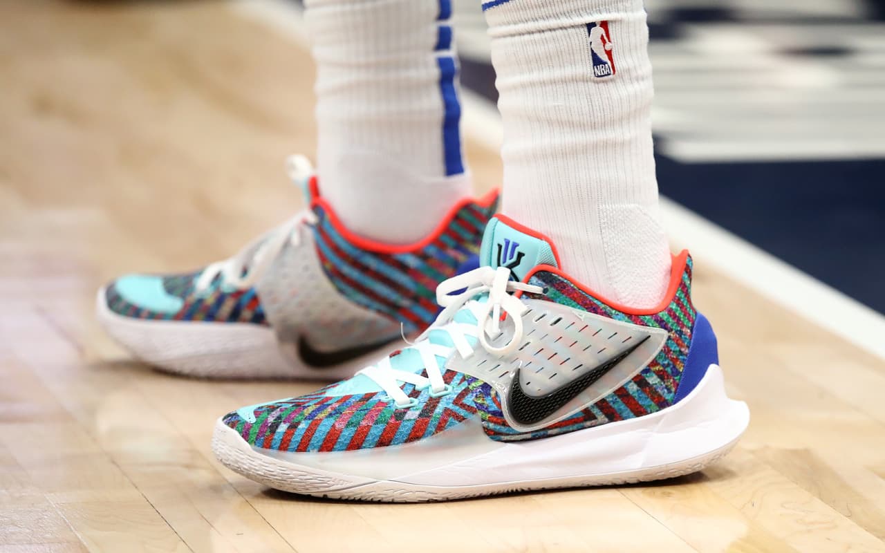 Los tenis Nike de Jalen Brunson #13 de Dallas Mavericks.