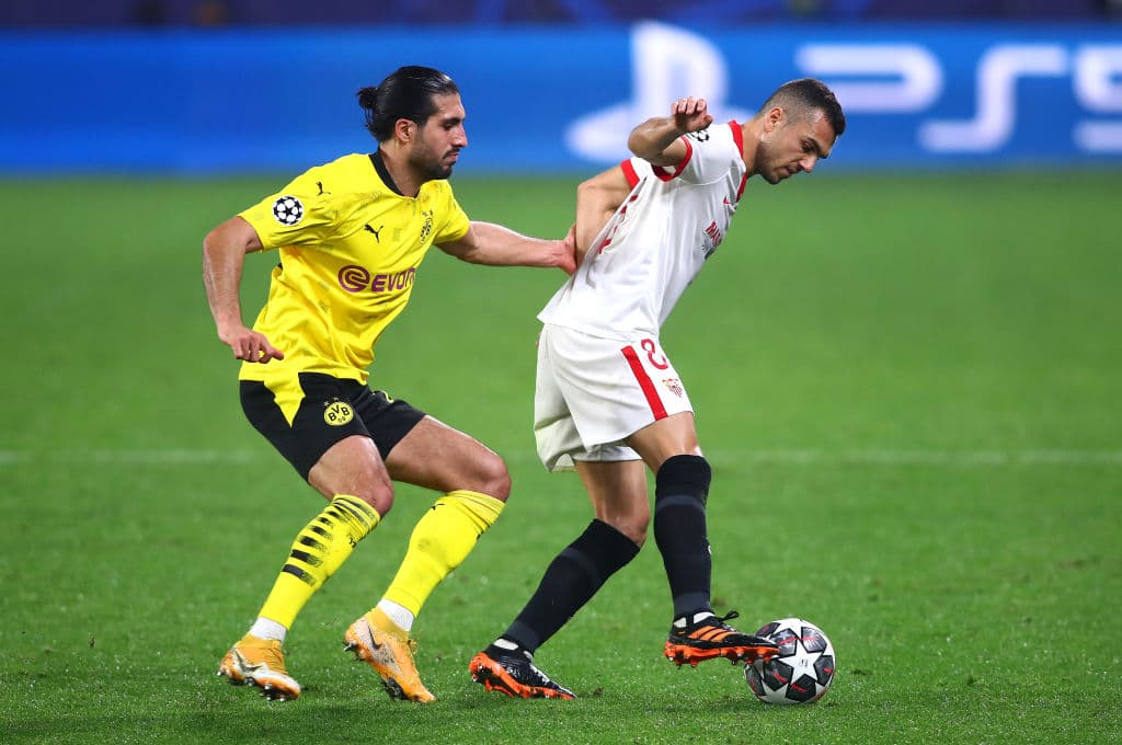 Suso (7’) adelantaba a los locales a poco de iniciado el juego. Dahoud (19’) emparejó los cartones y Haaland (27’, 43’) daba vuelta al marcador y después crecía la ventaja. Hacia el final del juego apareció de Jong (84’) para acercar al conjunto español.