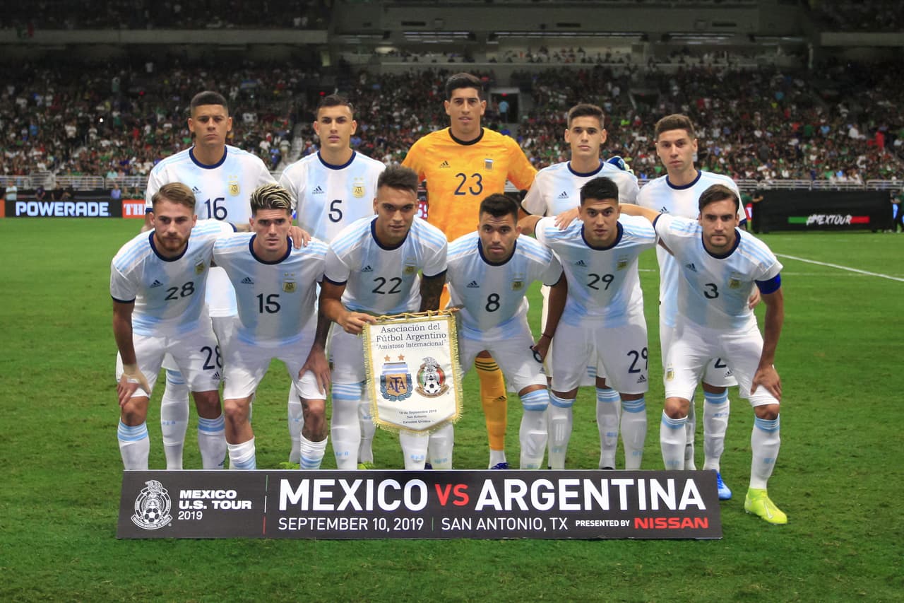 Los once iniciales de Argentina.