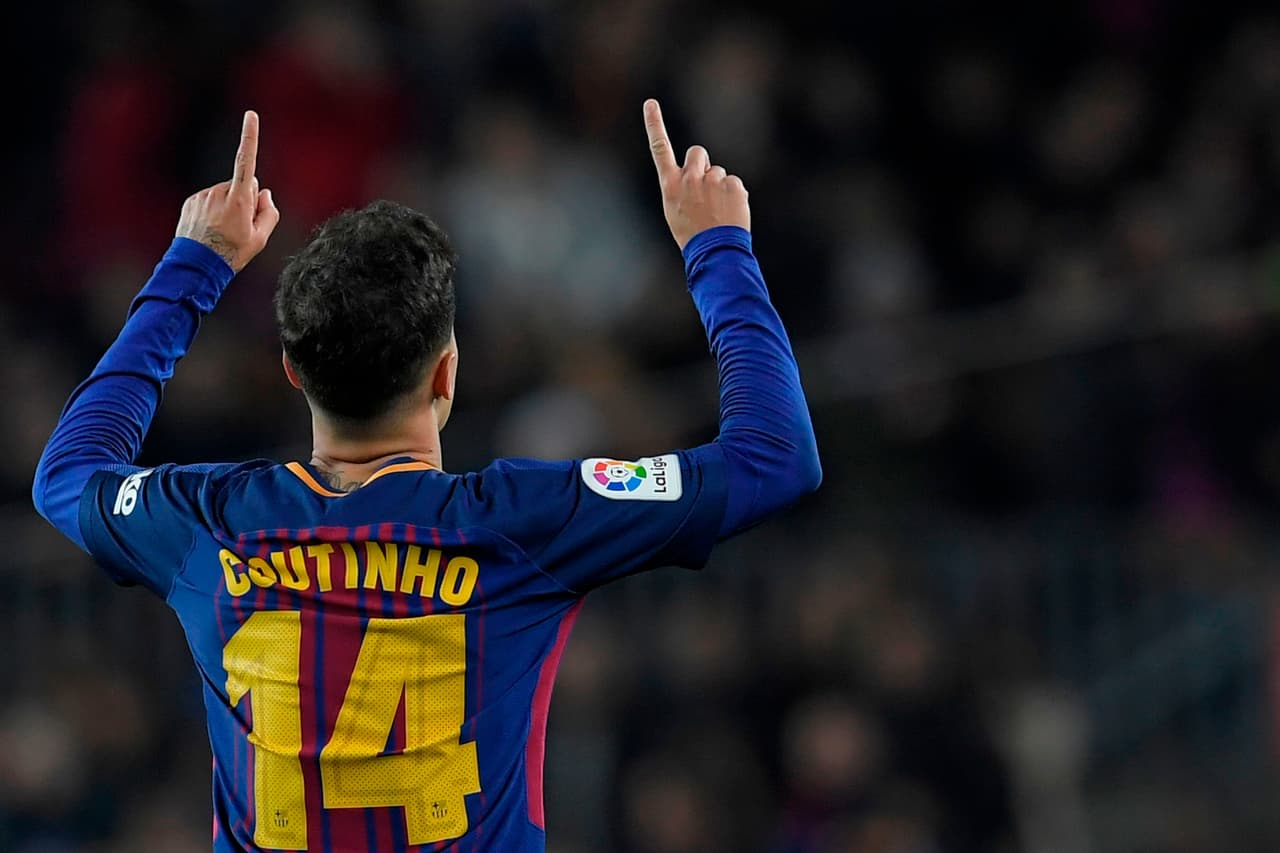 Coutinho marcó al minuto 66 un golazo. Tomó el balón en el vértice del área y tras un par de recortes disparó una rosca precisa que se incrustó tras rosar el poste rival.