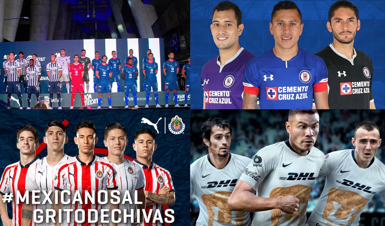 Con el inicio de la temporada 2018-19 los clubes de la Liga MX tienen nuevas playeras como parte del colorido del fútbol mexicano.