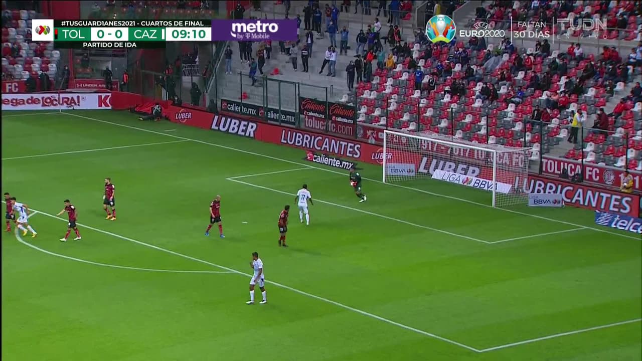 ¡TIRO ATAJADO! disparo por Guillermo Matías Fernández.