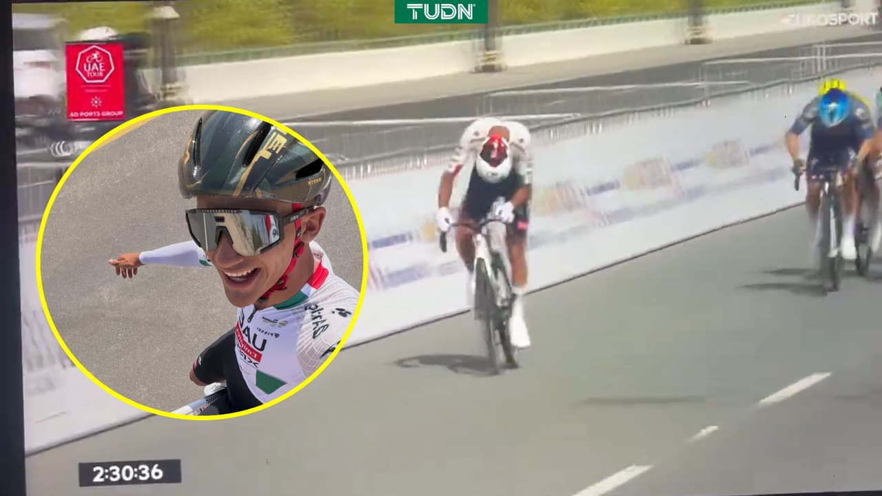 Isaac del Toro se luce con sprint y gana la etapa 1 del UAE Tour 2026 